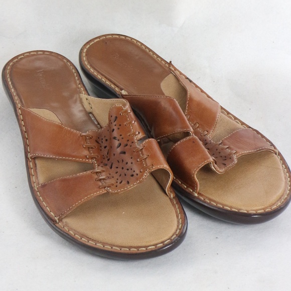 Bjorndal Women's Brown Leather Maggie Sandals - Picture 6 of 8